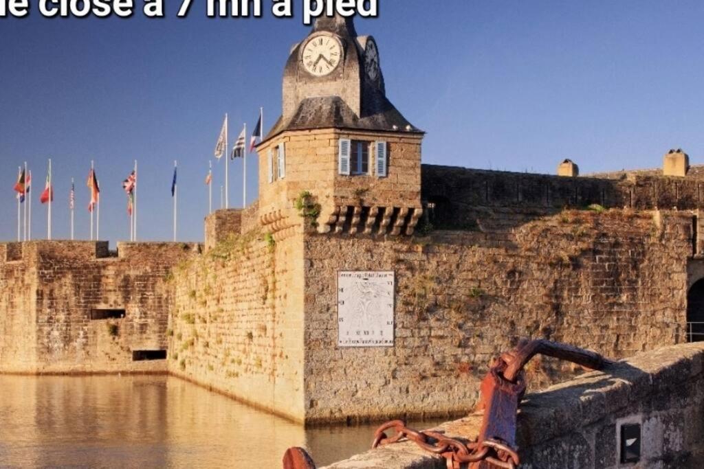 شقة Le Perchoir, Belle Vue Mer كونكارنو المظهر الخارجي الصورة